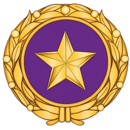 Gold star emblem_300x300